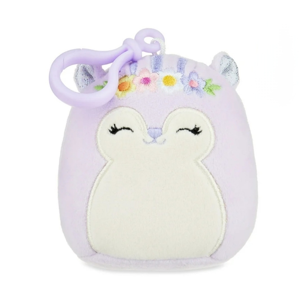 Sydnee The Squirrel 3" Squishmallow Bag Clip